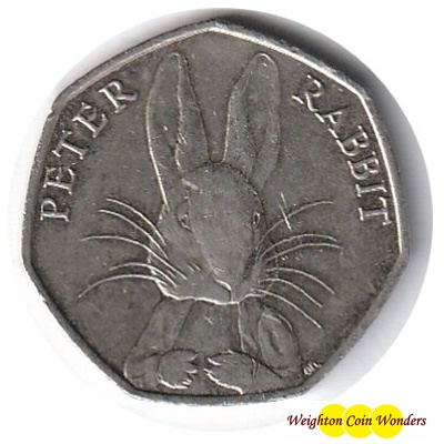 2016 50p - Peter Rabbit - Click Image to Close